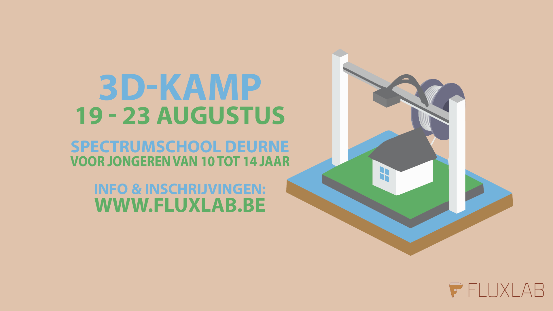 3D kamp Spectrumschool Deurne Zomer