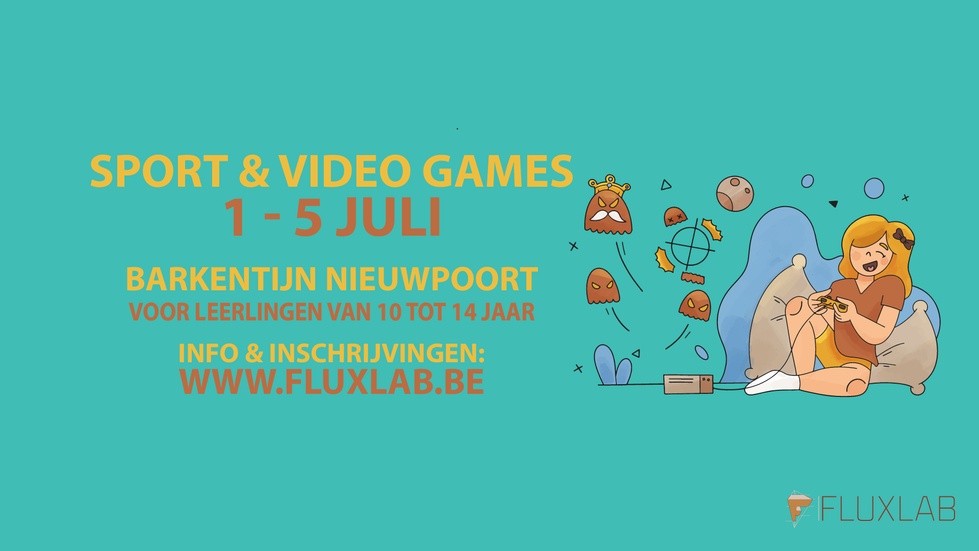 Sport & videogames Barkentijn Nieuwpoort Zomer