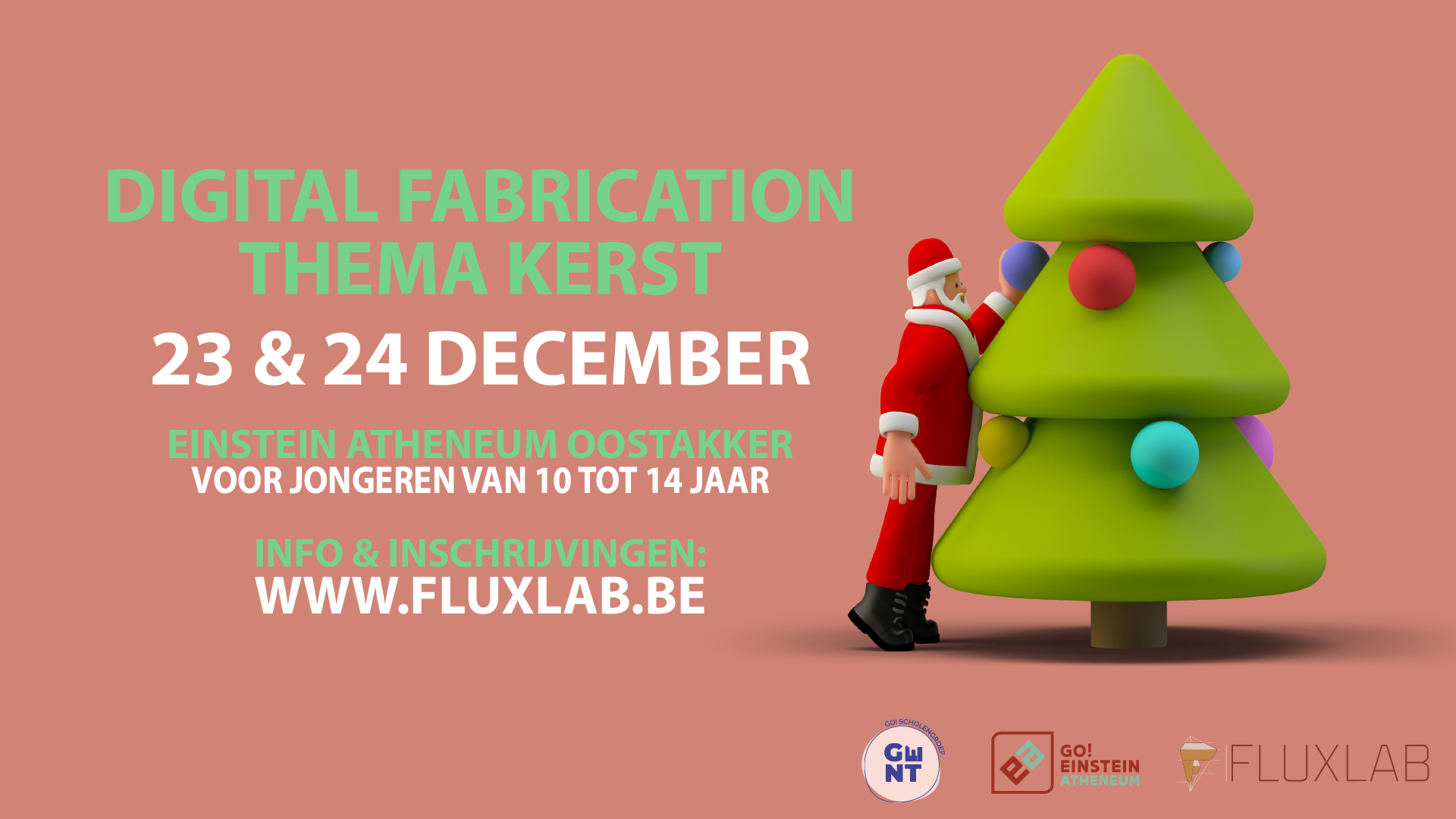 Digital Fabrication Kerst Einstein Oostakker