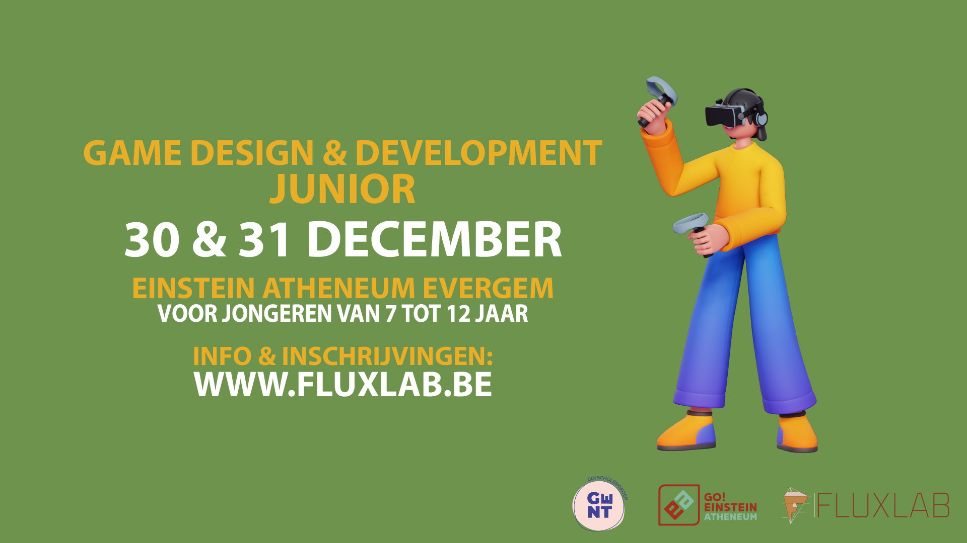 Game desgin & development JUNIOR Kerst Einstein Evergem